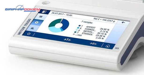 Cân kỹ thuật Mettler Toledo MS6002TS/00 (6200g/0.01g) 6 Cân kỹ thuật Mettler Toledo MS6002TS/00 (6200g/0.01g)