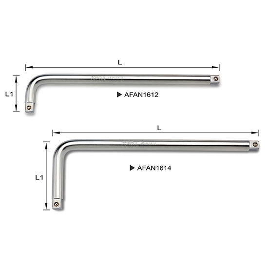 Cần xiết chữ L TOPTUL AFAN