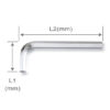 Lục giác chữ L (ngắn) TOPTUL AGAS