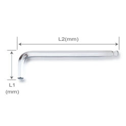 Lục giác L đầu bi (dài) TOPTUL AGBL
