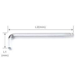 Lục giác L đầu bi (dài) TOPTUL AGBEE