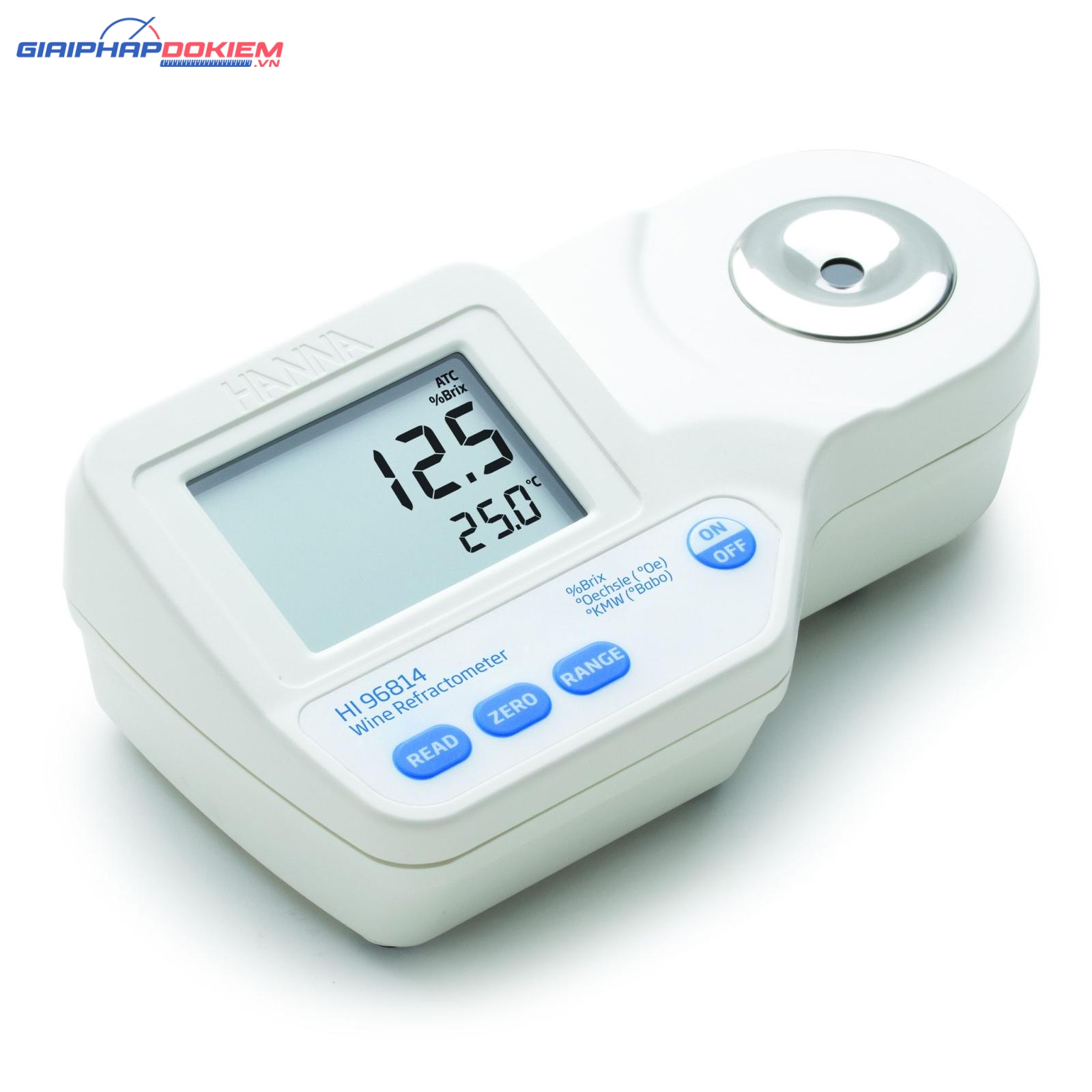 Khúc Xạ Kế Đo Đường Trong Rượu, Mứt Và Nước Ép HANNA HI96814 2 Khúc Xạ Kế Đo Đường Trong Rượu, Mứt Và Nước Ép HANNA HI96814