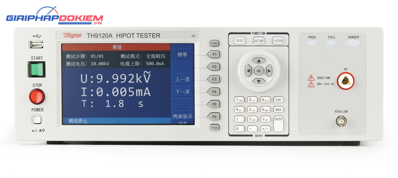 Máy kiểm tra Hipot Tonghui TH9120A 2 Máy kiểm tra Hipot Tonghui TH9120A