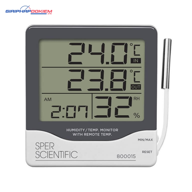 Máy đo độ ẩm và nhiệt độ Sper Scientific 800015 4 Sper Scientific 800015