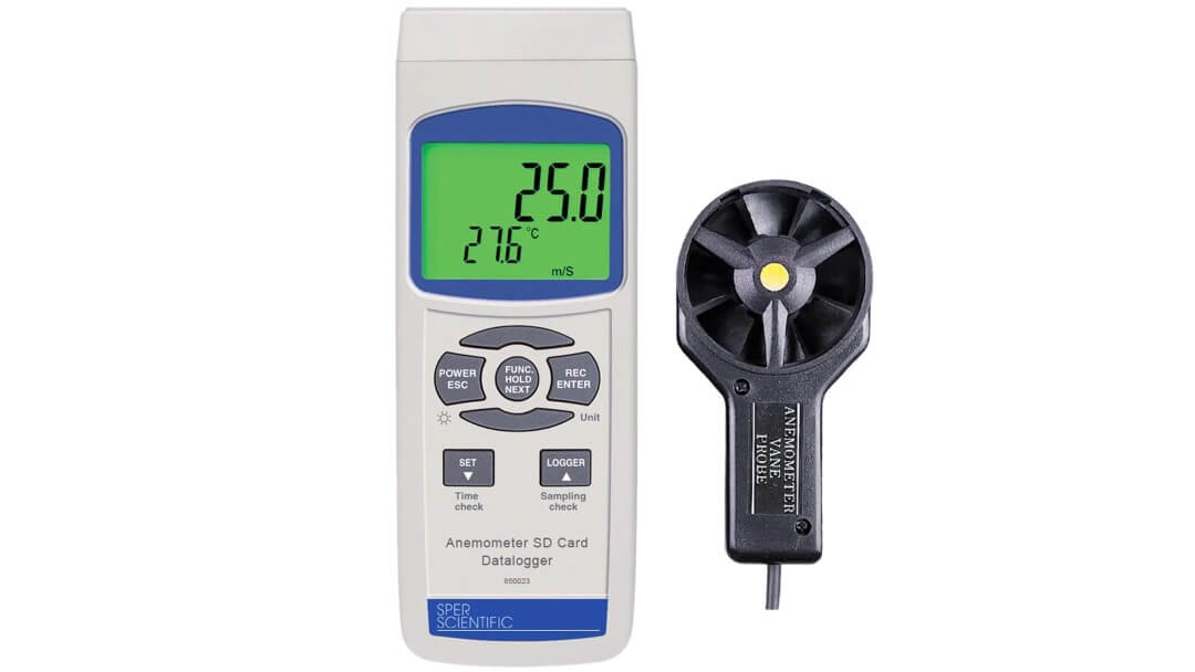 Máy đo gió Sper Scientific 850024 4 Máy đo gió Sper Scientific 850024 - Ảnh 2