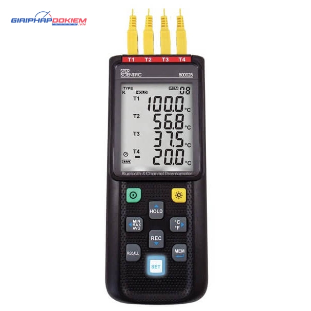 Máy đo nhiệt độ Sper Scientific 800025 5 Sper Scientific 800025
