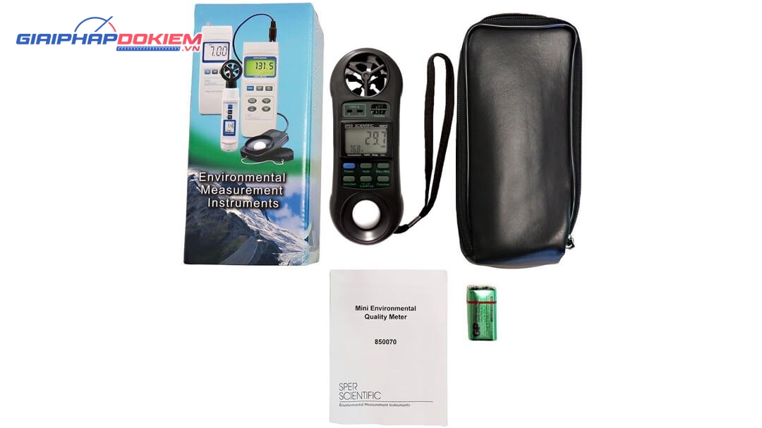 Máy đo môi trường Sper Scientific 850070 6 Máy đo môi trường Sper Scientific 850070 - Ảnh 3