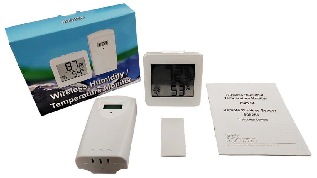 Máy đo độ ẩm và nhiệt độ Sper Scientific 800254 5 Máy đo độ ẩm và nhiệt độ Sper Scientific 800254 - Ảnh 2