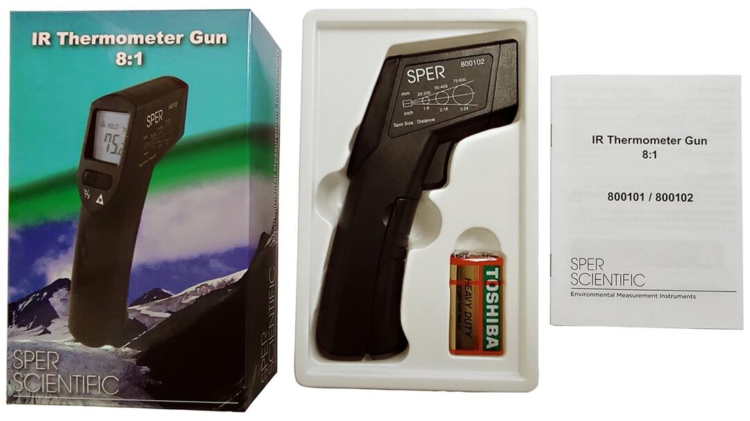 Máy đo nhiệt độ từ xa Sper Scientific 800102 3 Máy đo nhiệt độ từ xa Sper Scientific 800102 - Ảnh 3