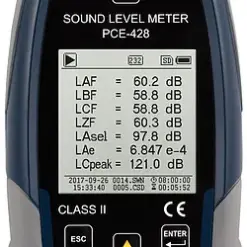 Máy đo mức âm thanh class 2 PCE-428 18 PCE 428 4