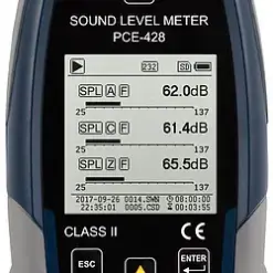 Máy đo mức âm thanh class 2 PCE-428 19 PCE 428 5