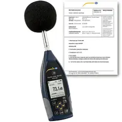 Máy đo mức âm thanh class 2 PCE-428-ICA (bao gồm Chứng chỉ hiệu chuẩn ISO)