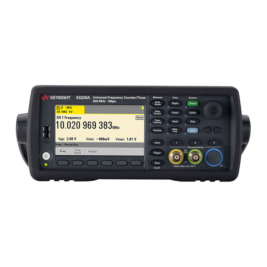 Máy đếm tần số KEYSIGHT 53220A (option 53220A-115) (3CH, 350Mhz; kèm option 53220A-115)