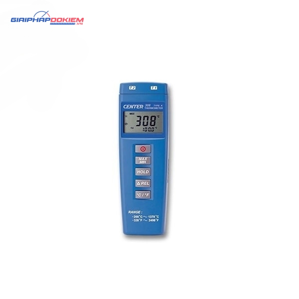 Máy đo nhiệt độ 2 kênh CENTER 308 4 CENTER 308