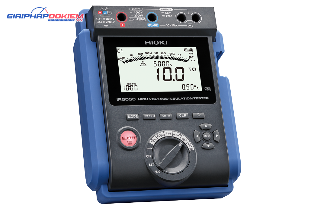 Thiết Bị Đo Điện Trở Cách Điện Hioki IR5050 5kV 8 Thiết Bị Đo Điện Trở Cách Điện Hioki IR5050 5kV - Ảnh 3