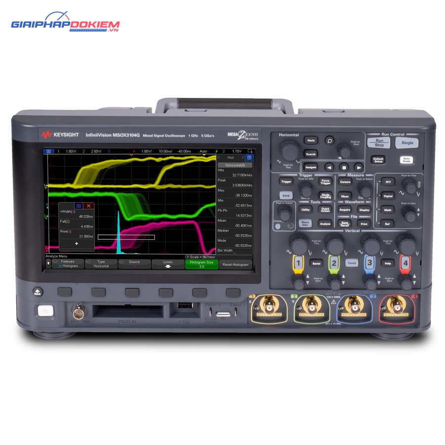 Máy hiện sóng số KEYSIGHT DSOX3014G (100 MHz; 5 GSa/s, 4CH) 4 Máy hiện sóng số KEYSIGHT DSOX3014G (100 MHz; 5 GSa/s, 4CH)