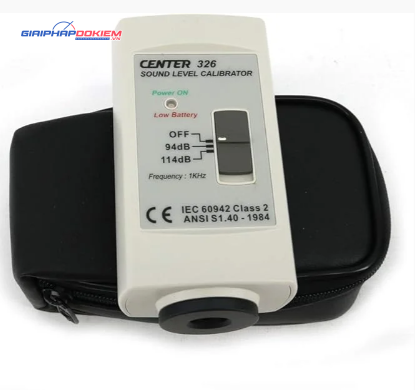 Máy Hiệu Chuẩn Độ Ồn Âm Thanh Center 326 11 Center 326