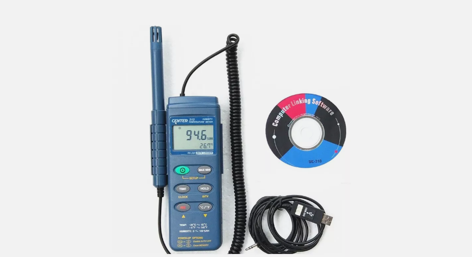 Máy đo độ ẩm nhiệt độ Center 313 7 Máy đo độ ẩm nhiệt độ Center 313 - Ảnh 2