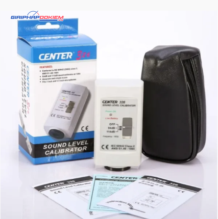 Máy Hiệu Chuẩn Độ Ồn Âm Thanh Center 326 12 Center 326