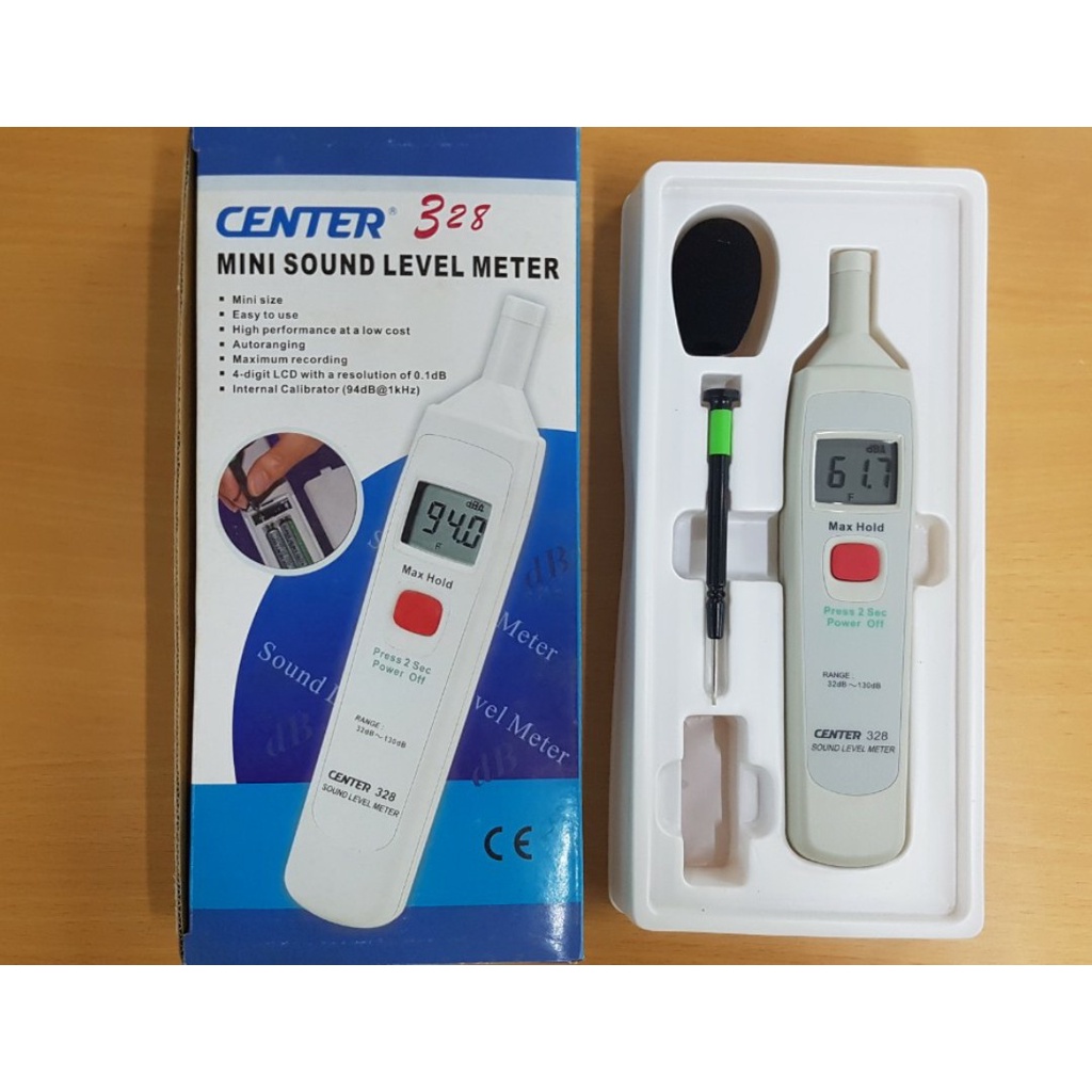 Máy đo âm thanh Center 328 5 Máy đo âm thanh Center 328 - Ảnh 2