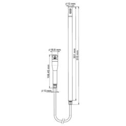 Đầu đo nhiệt độ độ ẩm KIMO SHDI-300 10 018 kimo hygrosonde mit kabel fuer c310 shdi 300 2