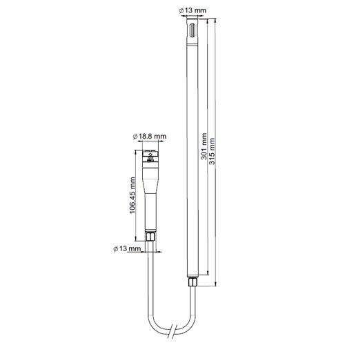 Đầu đo nhiệt độ độ ẩm KIMO SHDI-300 7 Đầu đo nhiệt độ độ ẩm KIMO SHDI-300 - Ảnh 4