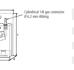 Áp kế chất lỏng dạng nghiêng KIMO MG 14 235cca4f60420a13febddba88a29d91e