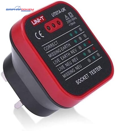 Thiết bị kiểm tra ổ cắm UNI-T UT07A-UK 9 Thiết bị kiểm tra ổ cắm UNI-T UT07A-UK - Ảnh 3