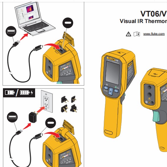 Máy đo nhiệt độ hồng ngoại Fluke VT06 14 Máy đo nhiệt độ hồng ngoại Fluke VT06 - Ảnh 8