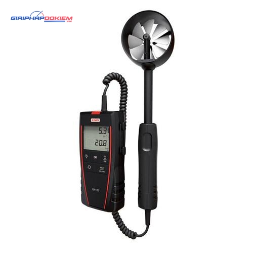Máy đo tốc độ gió, lưu lượng gió cánh quạt KIMO LV117 3 Máy đo tốc độ gió, lưu lượng gió cánh quạt KIMO LV117