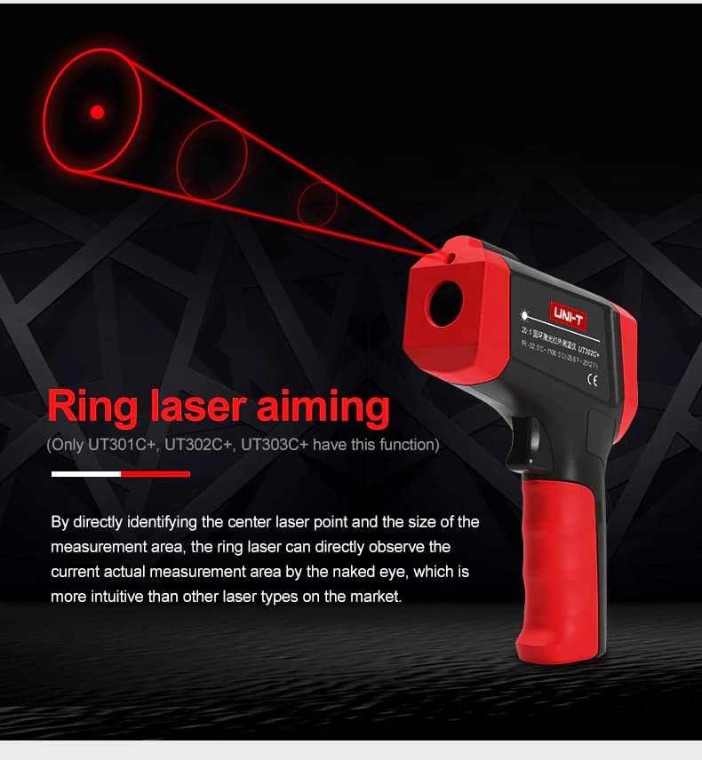 Thiết bị đo nhiệt độ hồng ngoại UNI-T UT301D+ 9 Thiết bị đo nhiệt độ hồng ngoại UNI-T UT301D+ - Ảnh 5