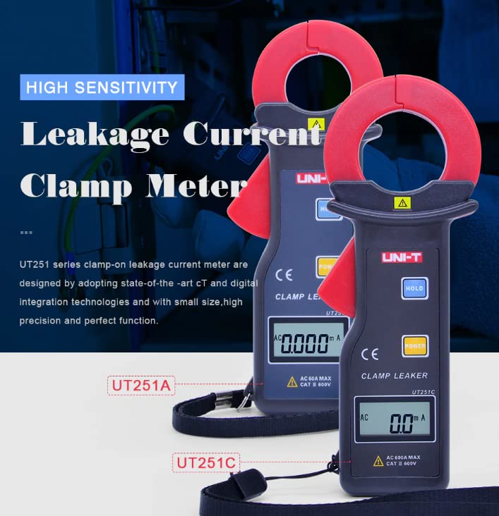 Ampe kìm đo dòng rò UNI-T UT251A 12 Ampe kìm đo dòng rò UNI-T UT251A - Ảnh 7