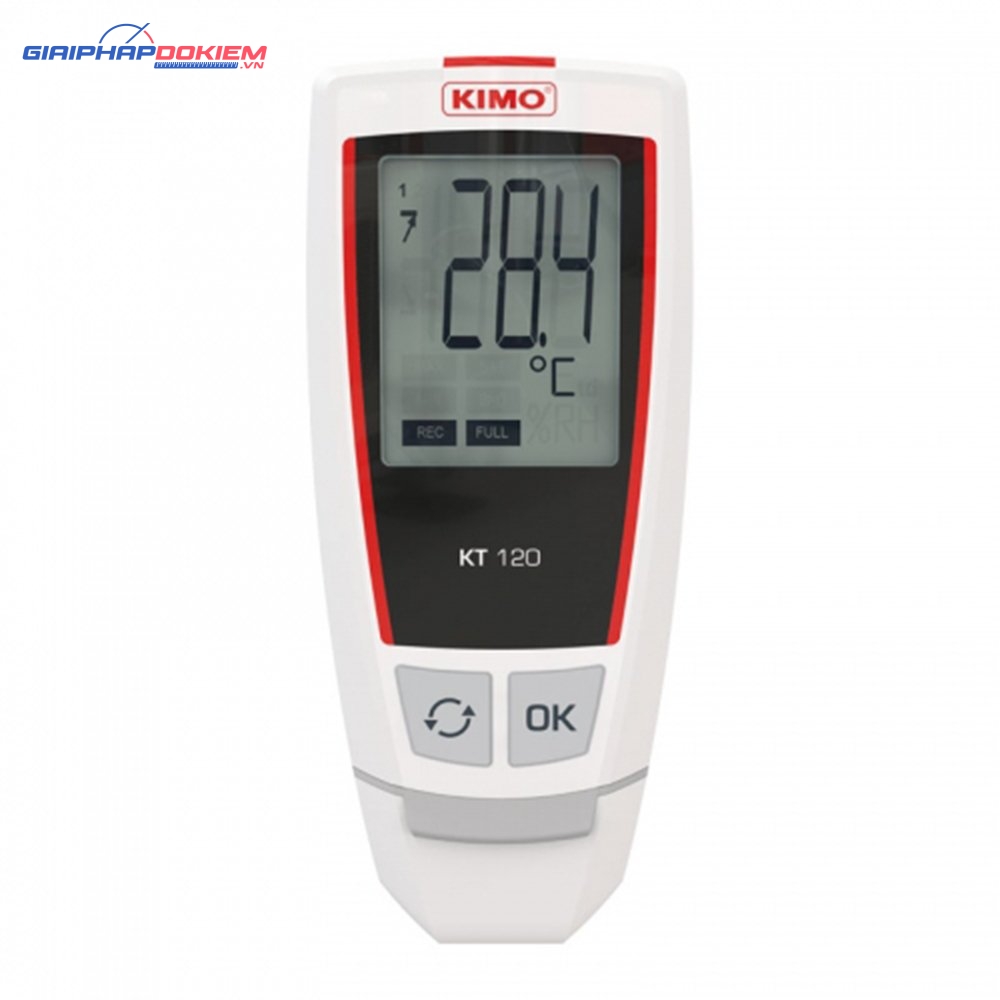 Thiết bị ghi nhiệt độ KIMO KT120 5 Thiết bị ghi nhiệt độ KIMO KT120