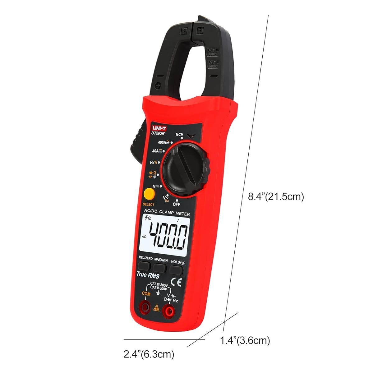 Ampe kìm AC/DC UNI-T UT203R 5 Ampe kìm AC/DC UNI-T UT203R - Ảnh 2