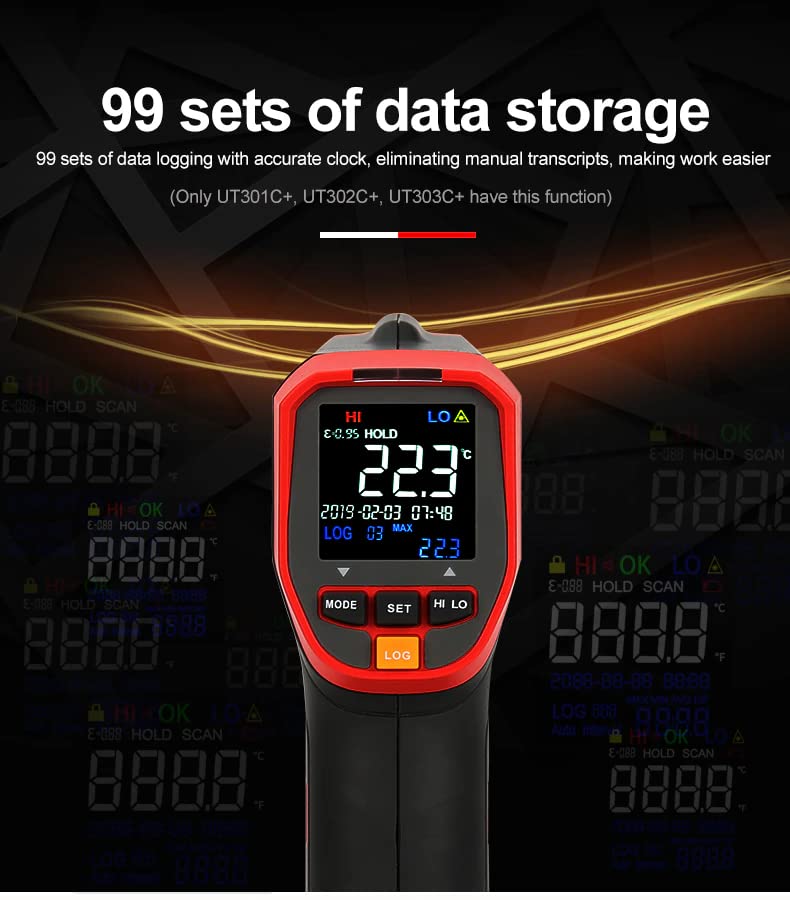 Thiết bị đo nhiệt độ hồng ngoại UNI-T UT301D+ 11 Thiết bị đo nhiệt độ hồng ngoại UNI-T UT301D+ - Ảnh 7