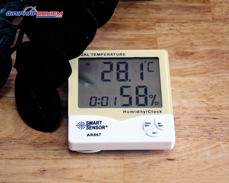 Đồng hồ đo độ ẩm nhiệt độ SMARTSENSOR AR867 5 Đồng hồ đo độ ẩm nhiệt độ SMARTSENSOR AR867 - Ảnh 2