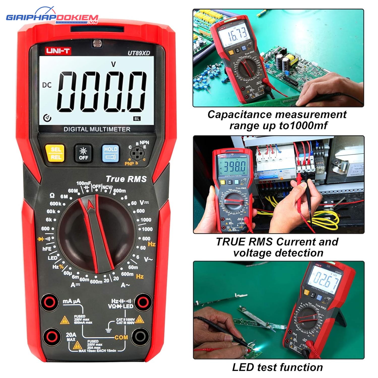 Đồng Hồ Đo Đa Năng Uni-T UT89XD 11 Đồng Hồ Đo Đa Năng Uni-T UT89XD - Ảnh 7