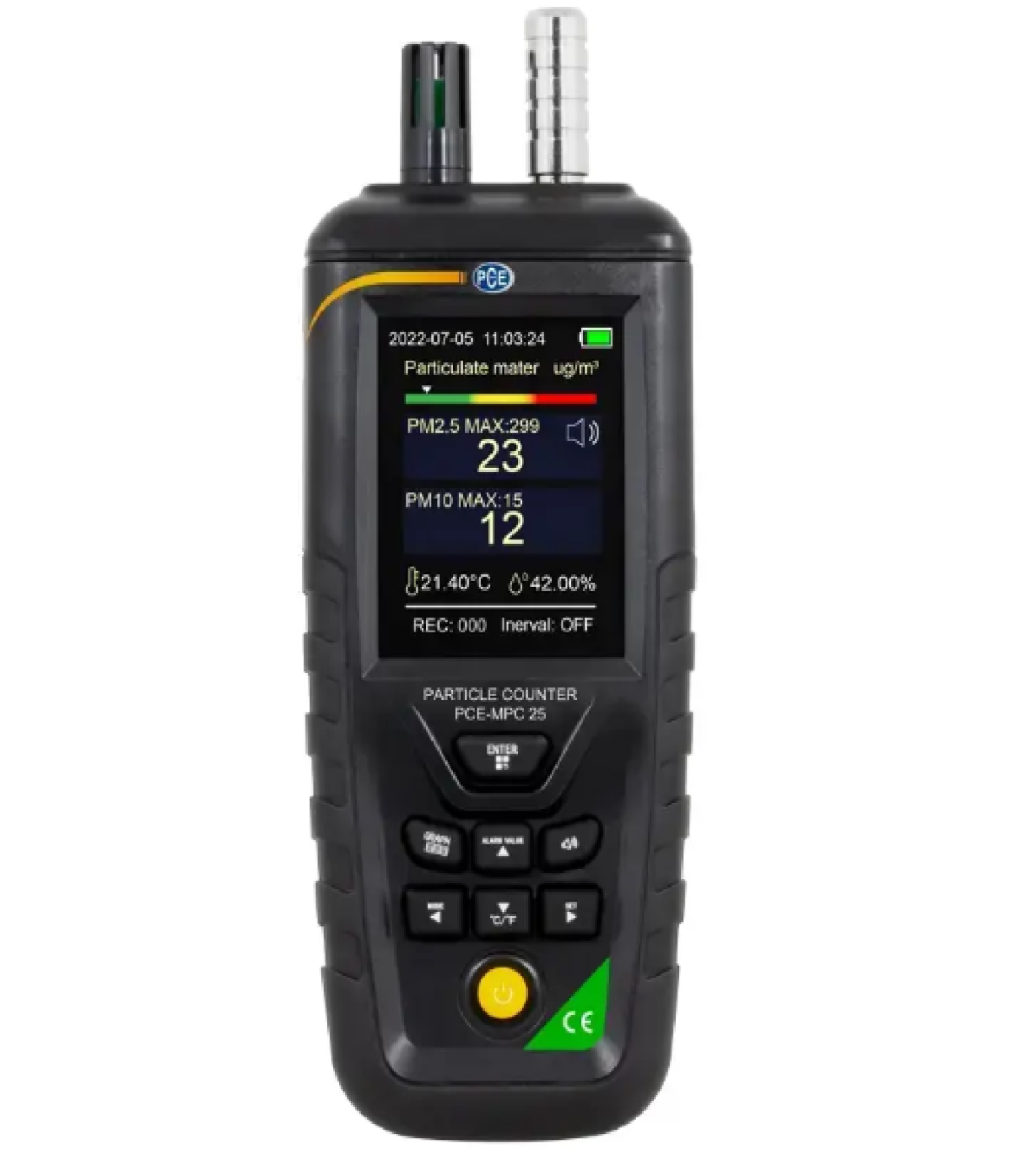 Máy đo chất lượng không khí PCE PCE-MPC 25 17 Máy đo chất lượng không khí PCE PCE-MPC 25 - Ảnh 10