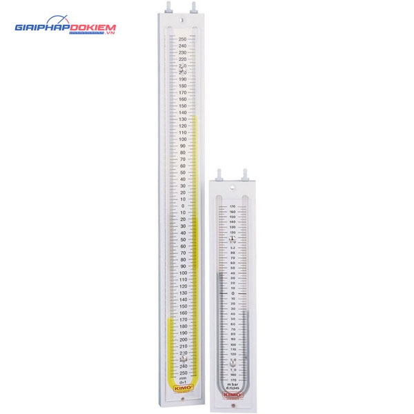 Áp kế chất lỏng chữ U, dạng đứng KIMO GF 134 6 Áp kế chất lỏng chữ U, dạng đứng KIMO GF 134