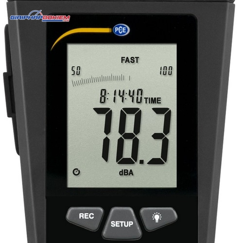 Máy đo độ ồn SPL PCE PCE-322ALEQ-ICA bao gồm Giấy chứng nhận hiệu chuẩn ISO 12 Máy đo độ ồn SPL PCE PCE-322ALEQ-ICA bao gồm Giấy chứng nhận hiệu chuẩn ISO - Ảnh 6