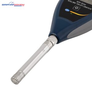 Máy đo SPL ngoài trời PCE PCE-428-EKIT-ICA bao gồm Chứng nhận hiệu chuẩn ISO 40 PCE 428 Decibelmeter datalogger 6