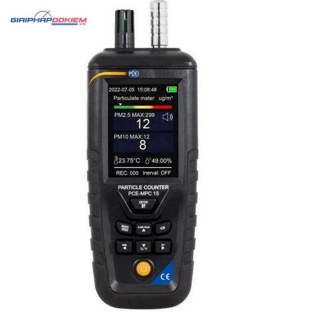 Máy đo chất lượng không khí PCE PCE-MPC 15 19 Máy đo chất lượng không khí PCE PCE-MPC 15 - Ảnh 12