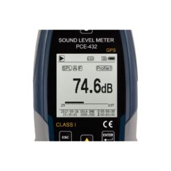 Máy đo độ ồn SPL ghi dữ liệu loại 1 có GPS PCE PCE-432 30 PCEPCE 432 Additional Image 2