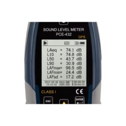 Máy đo độ ồn SPL ghi dữ liệu loại 1 có GPS PCE PCE-432 31 PCEPCE 432 Additional Image 3
