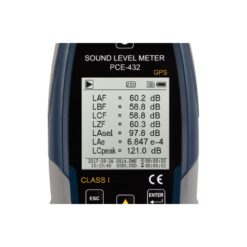 Máy đo độ ồn SPL ghi dữ liệu loại 1 có GPS PCE PCE-432 32 PCEPCE 432 Additional Image 4