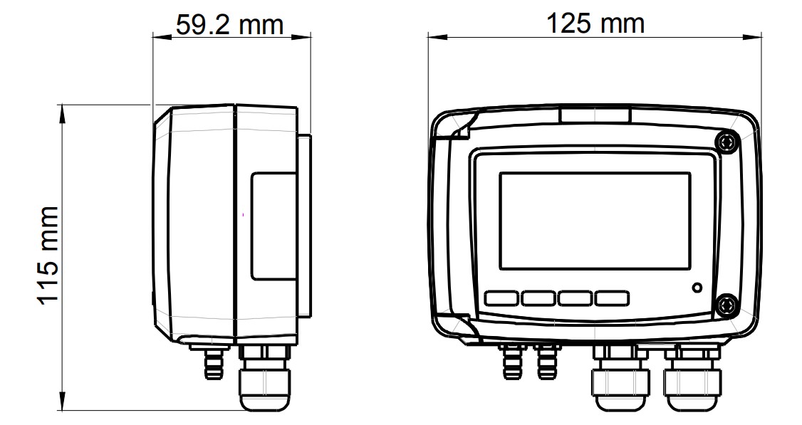 Máy đo áp suất và nhiệt độ KIMO CP211 8 Máy đo áp suất và nhiệt độ KIMO CP211 - Ảnh 4