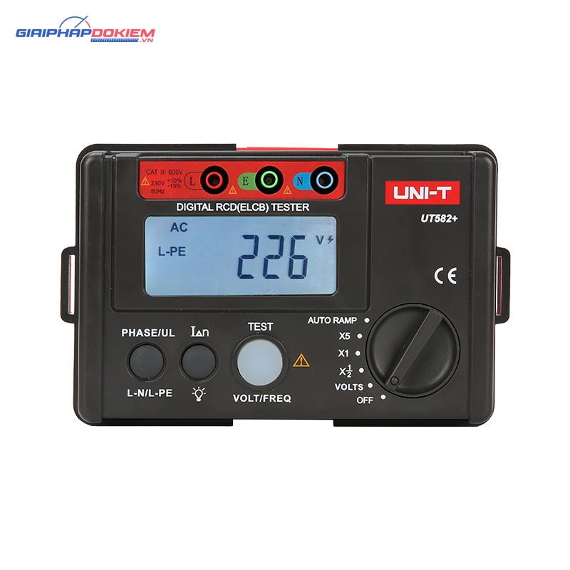 Thiết bị kiểm tra dòng rò RCD UNI-T UT582+ 8 Thiết bị kiểm tra dòng rò RCD UNI-T UT582+