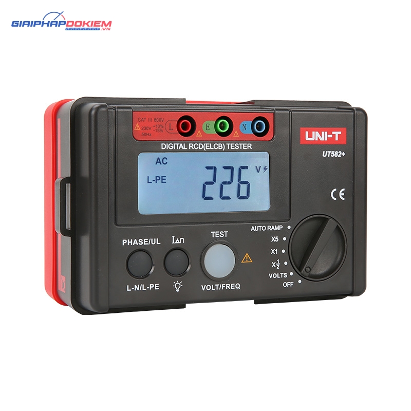 Thiết bị kiểm tra dòng rò RCD UNI-T UT582+ 13 Thiết bị kiểm tra dòng rò RCD UNI-T UT582+ - Ảnh 6