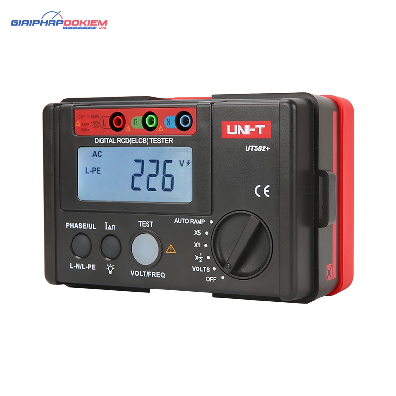 Thiết bị kiểm tra dòng rò RCD UNI-T UT582+ 12 Thiết bị kiểm tra dòng rò RCD UNI-T UT582+ - Ảnh 5