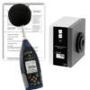 Máy đo độ ồn SPL loại 1 PCE PCE-430-SC 09-ICA bao gồm Chứng nhận hiệu chuẩn ISO
